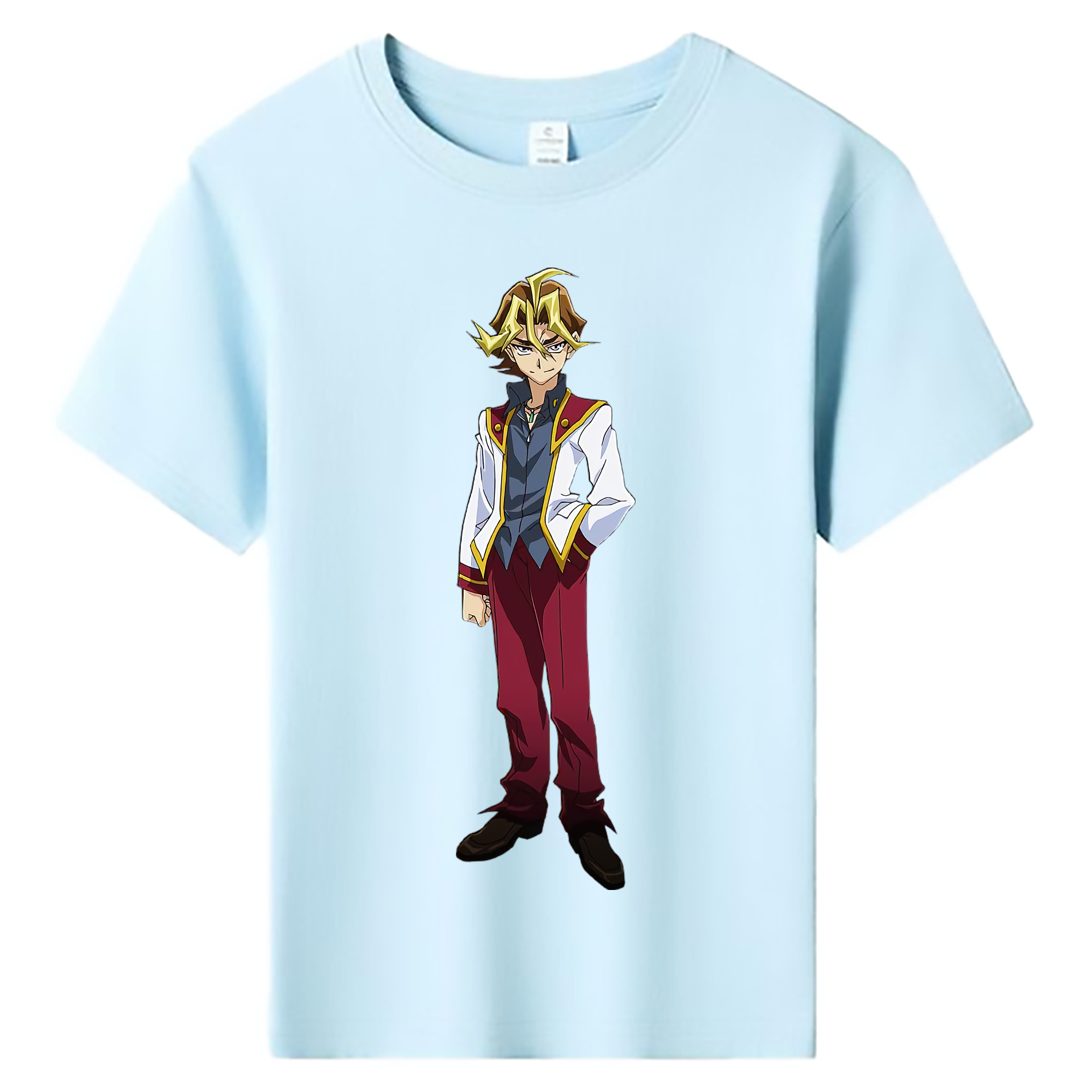 （画像用） 遊☆戯☆王 Yu-Gi-Oh! 綿100％キッズTシャツ（フロントプリント）